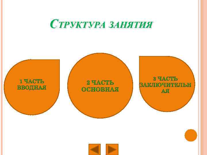 СТРУКТУРА ЗАНЯТИЯ 
