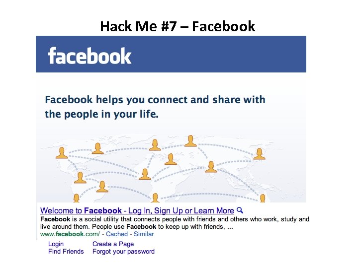 Hack Me #7 – Facebook 