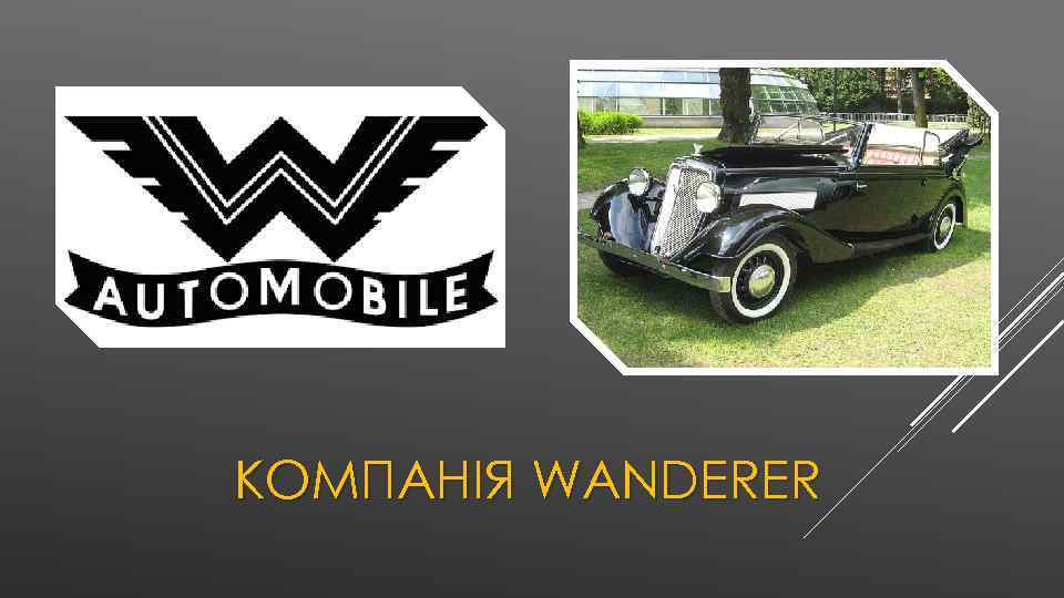 КОМПАНІЯ WANDERER 