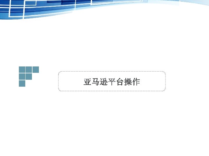 亚马逊平台操作 