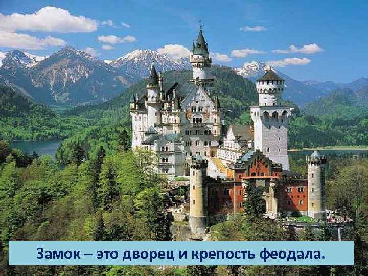 СРЕДНЕВЕКОВЬЕ Замок – это дворец и крепость феодала. 