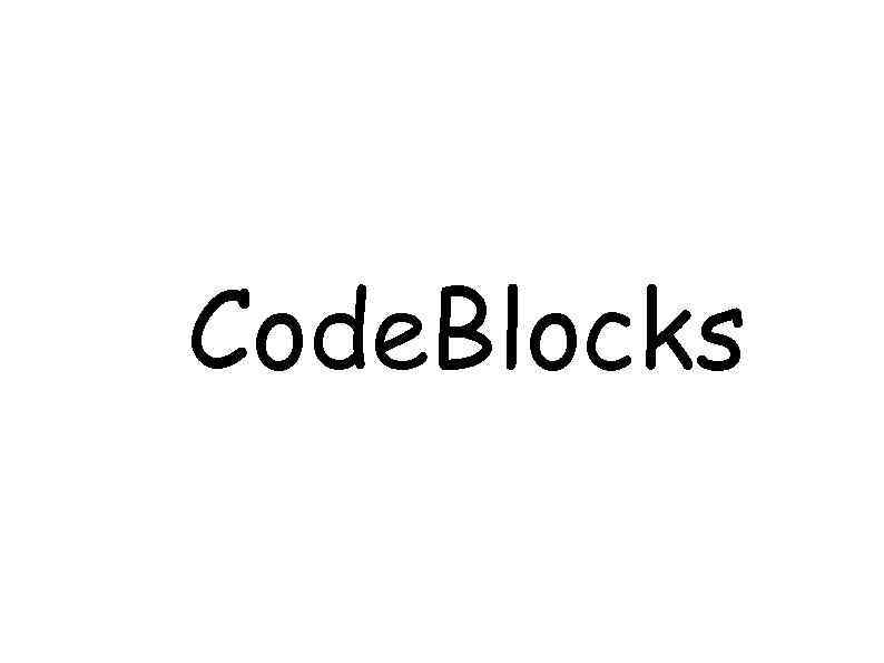 Code. Blocks 