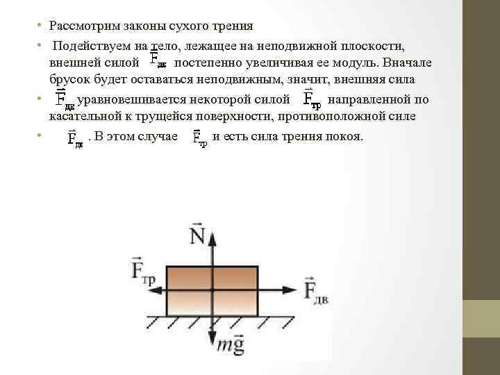 Закон трения