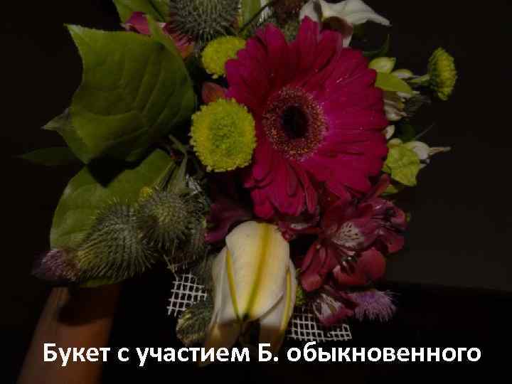 Букет с участием Б. обыкновенного 