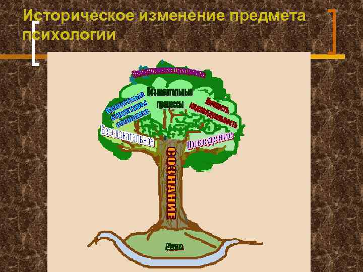 Историческое изменение предмета психологии 