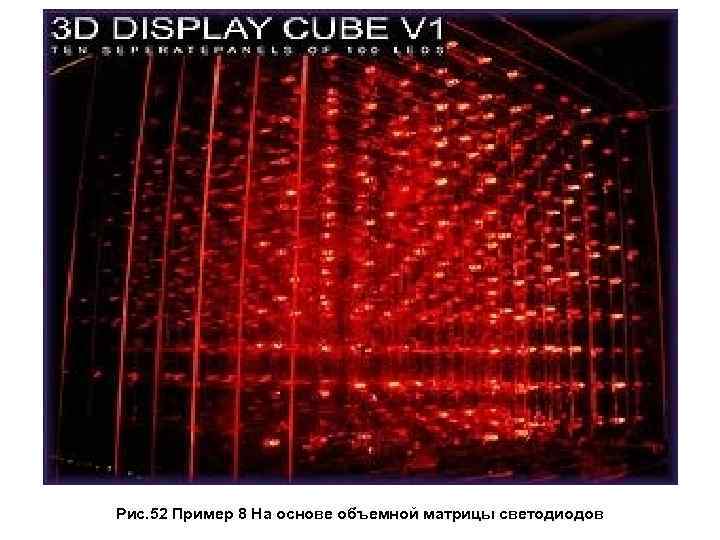  Рис. 52 Пример 8 На основе объемной матрицы светодиодов 