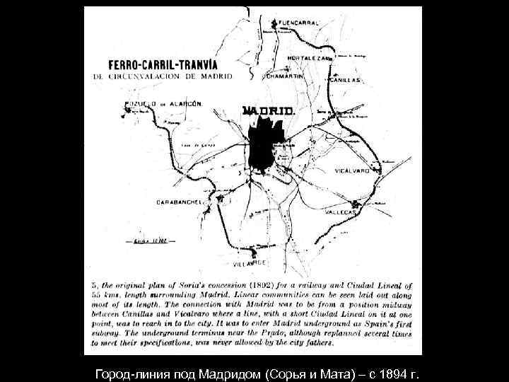 Город-линия под Мадридом (Сорья и Мата) – с 1894 г. 