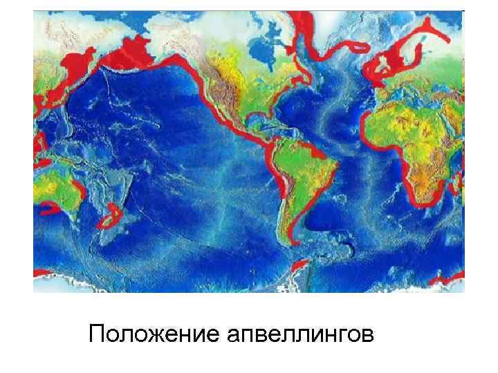 Положение апвеллингов 