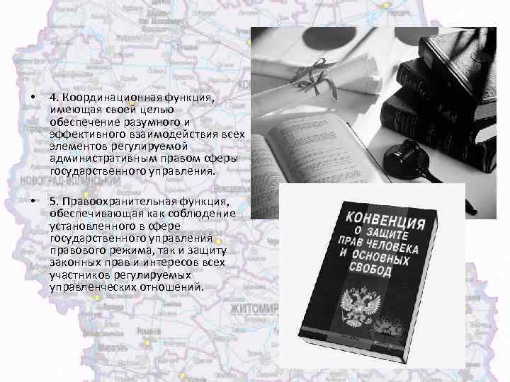  • 4. Координационная функция, имеющая своей целью обеспечение разумного и эффективного взаимодействия всех