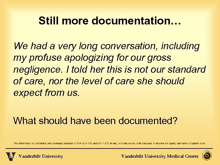 Still more documentation… We had a very long conversation, including my profuse apologizing for