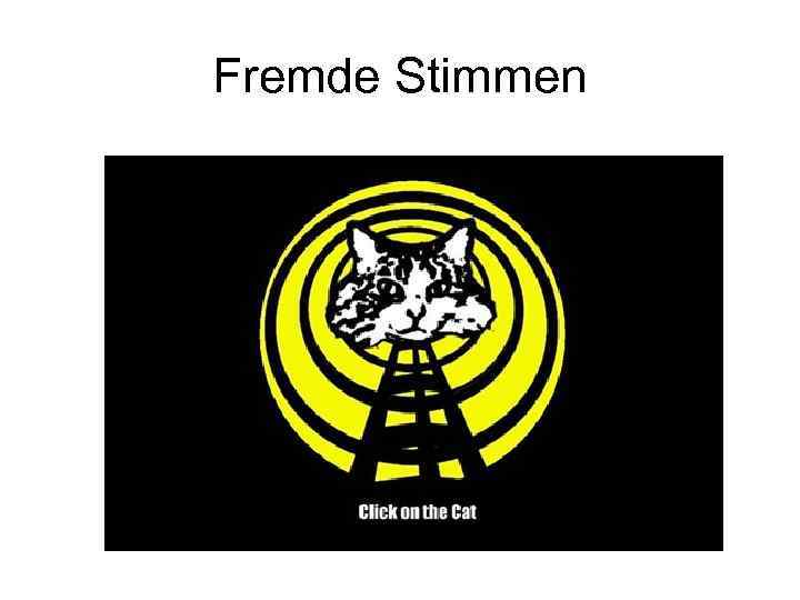 Fremde Stimmen 