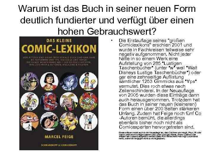 Warum ist das Buch in seiner neuen Form deutlich fundierter und verfügt über einen