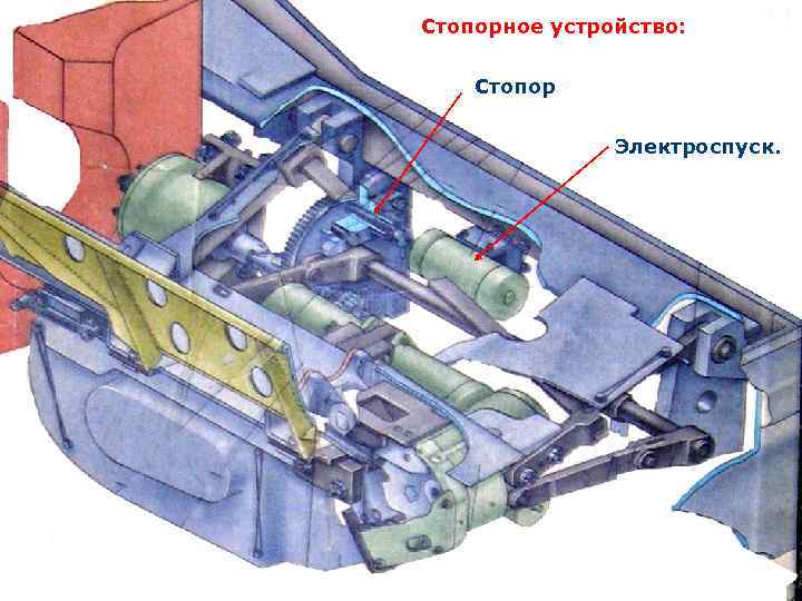 Стопорное устройство: Стопор Электроспуск. 