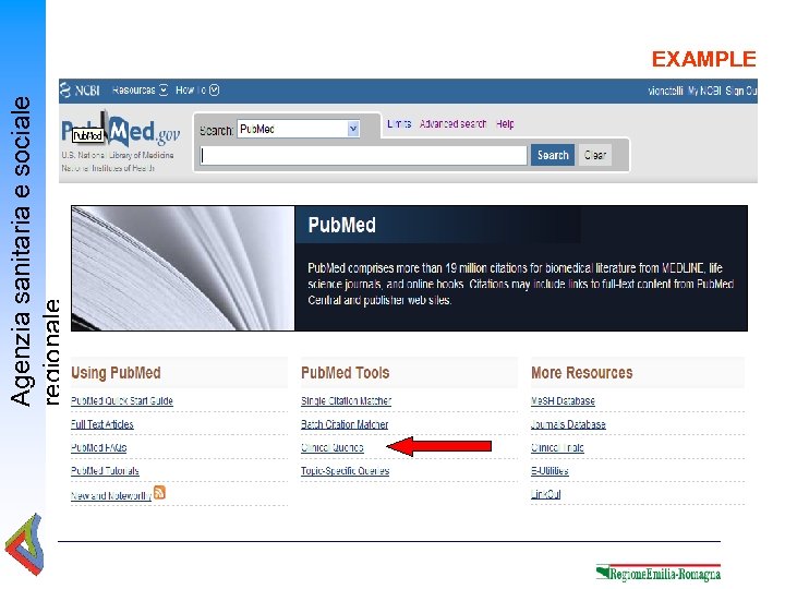 Agenzia sanitaria e sociale regionale EXAMPLE 