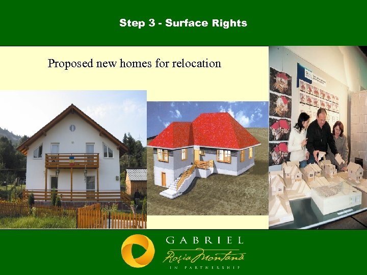 Step 3 - Surface Rights Proposed new homes for relocation 
