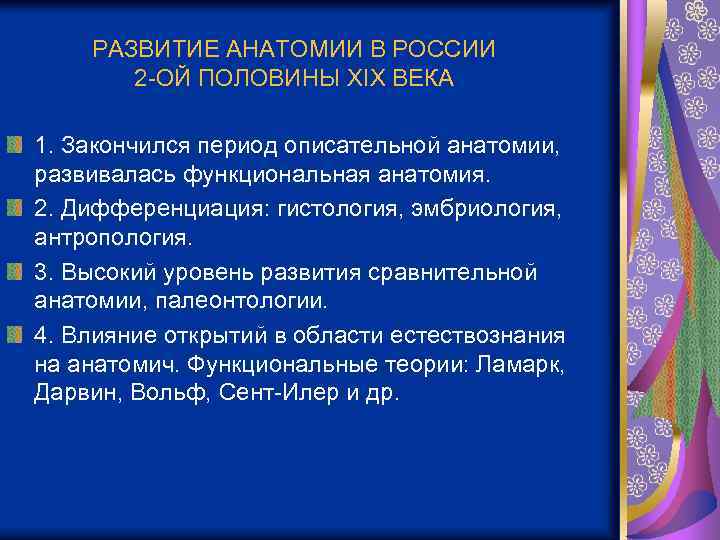 История развития патологической анатомии презентация