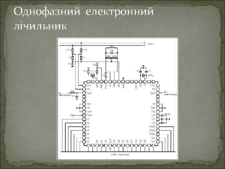 Однофазний електронний лічильник 