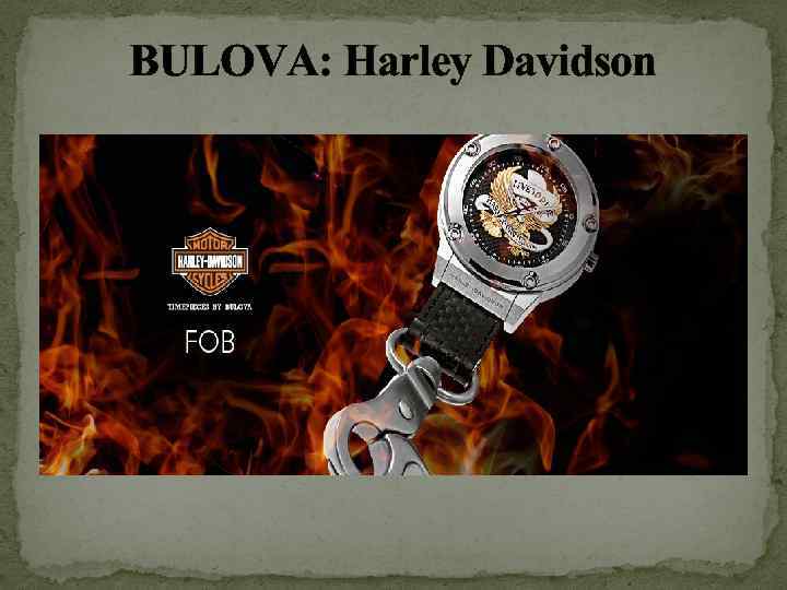 BULOVA: Harley Davidson 