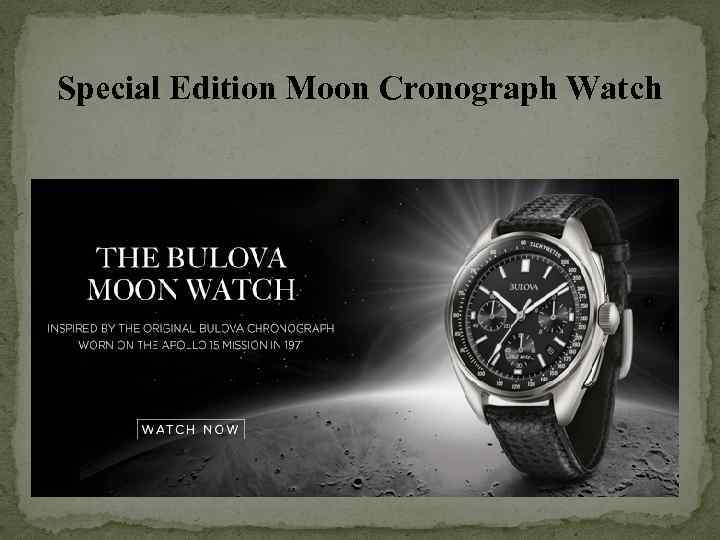 Special Edition Moon Cronograph Watch 