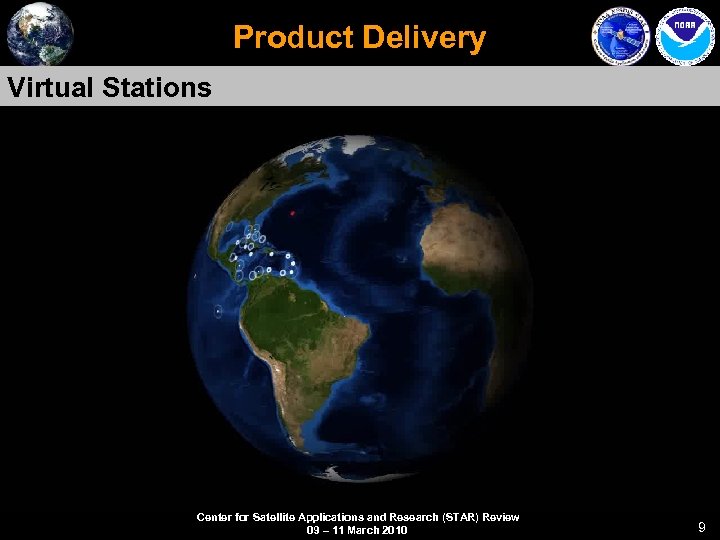 Product Delivery Virtual Stations http: //coralreefwatch. noaa. gov Center for Satellite Applications and Research