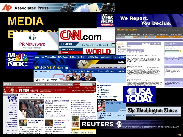 MEDIA EXPLOSION Video Tabloids 10 