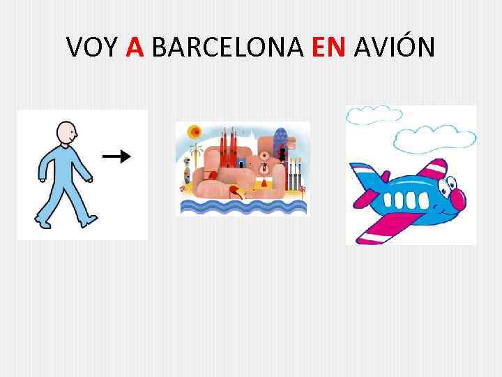 VOY A BARCELONA EN AVIÓN 