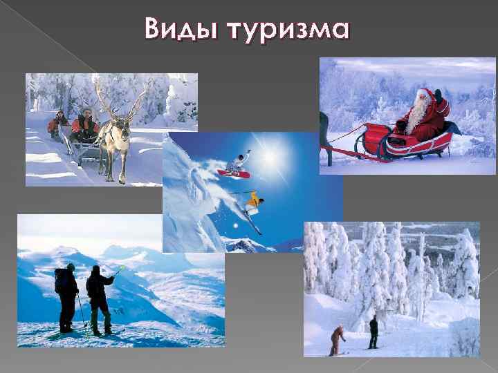 Виды туризма 
