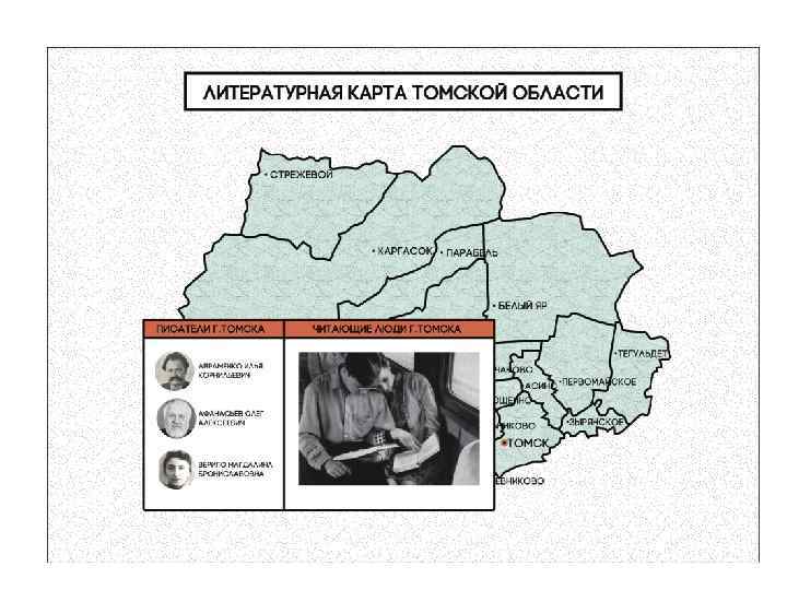 Литературная карта приангарья