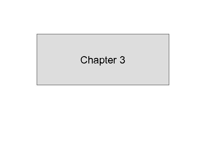 Chapter 3 