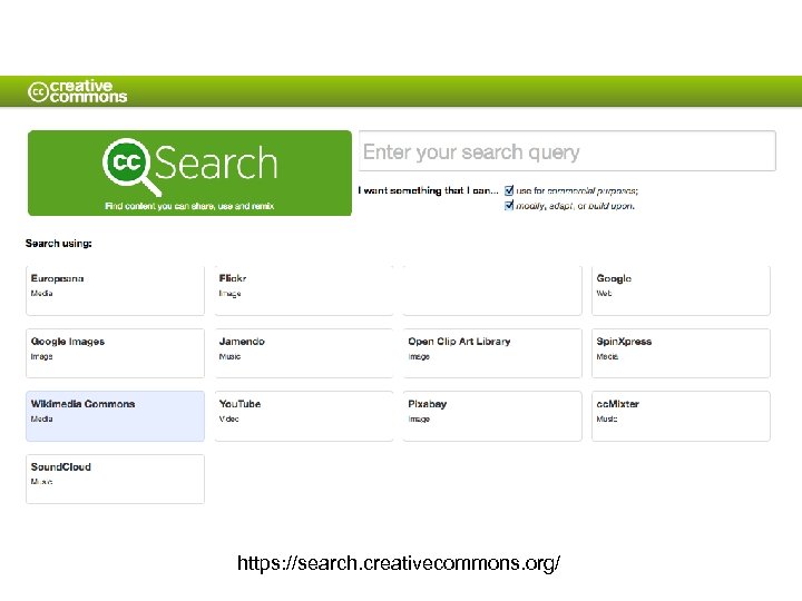 https: //search. creativecommons. org/ 