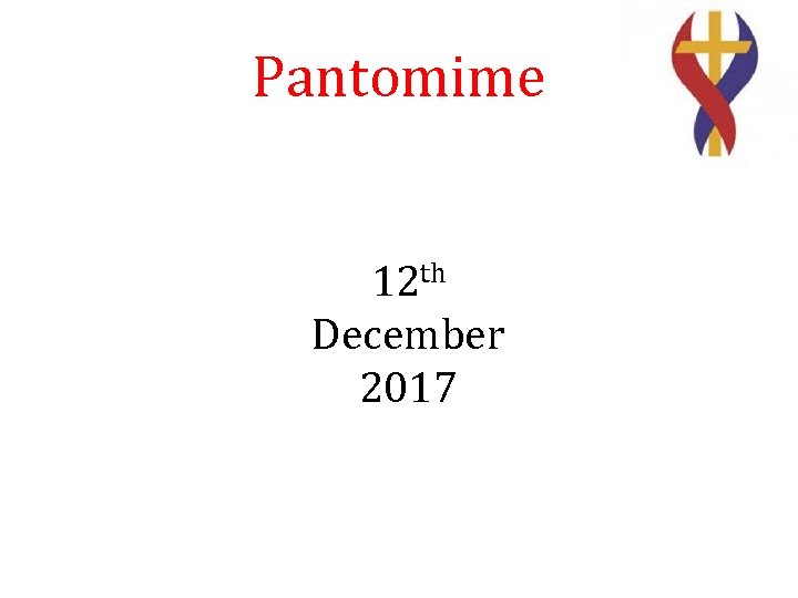 Pantomime 12 th December 2017 