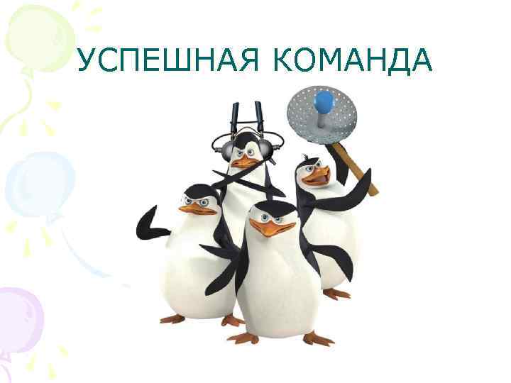 УСПЕШНАЯ КОМАНДА 