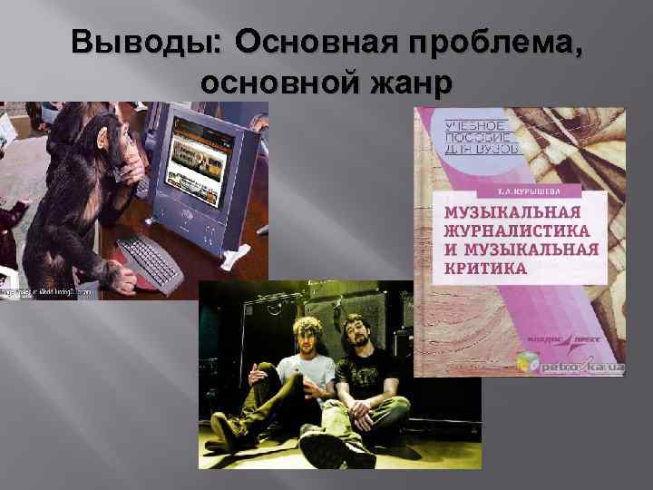 Выводы: Основная проблема, основной жанр 