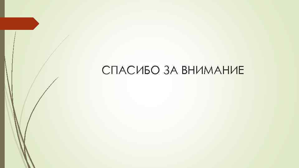 СПАСИБО ЗА ВНИМАНИЕ 