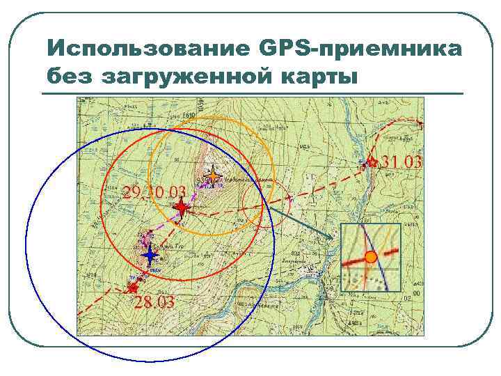 Использование GPS-приемника без загруженной карты 