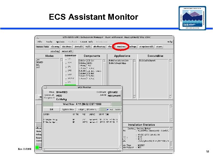 ECS Assistant Monitor Rev 11/2/98 18 