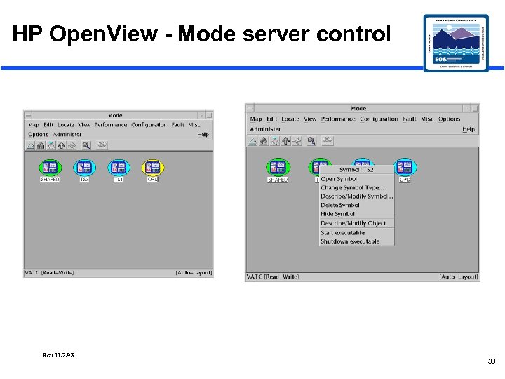 HP Open. View - Mode server control Rev 11/2/98 30 