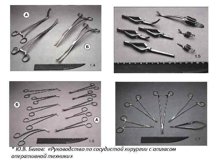 * Ю. В. Белов: «Руководство по сосудистой хирургии с атласом оперативной техники» 