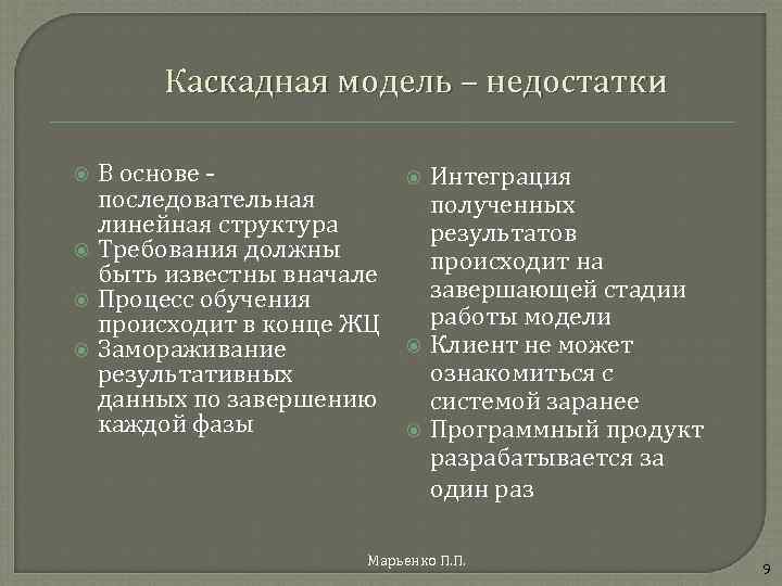 Модели и их недостатки. Каскадная модель достоинства и недостатки. Каскадная модель разработки по плюсы и минусы. Недостатки каскадной модели. Плюсы Водопадной модели.