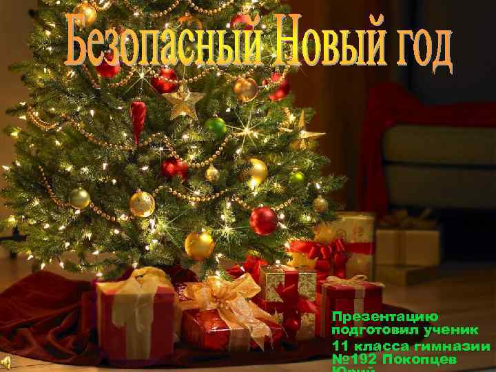 Презентацию подготовил ученик 11 класса гимназии № 192 Покопцев 