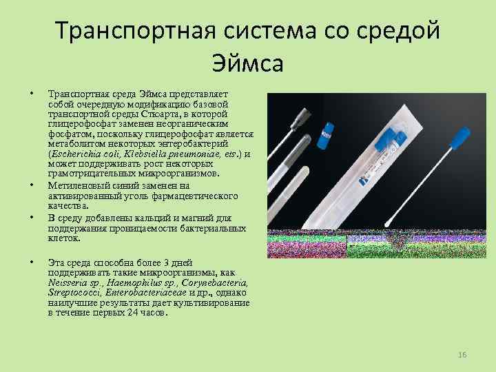 Набор для сбора образцов с транспортной средой эймса с агаром без древесного угля