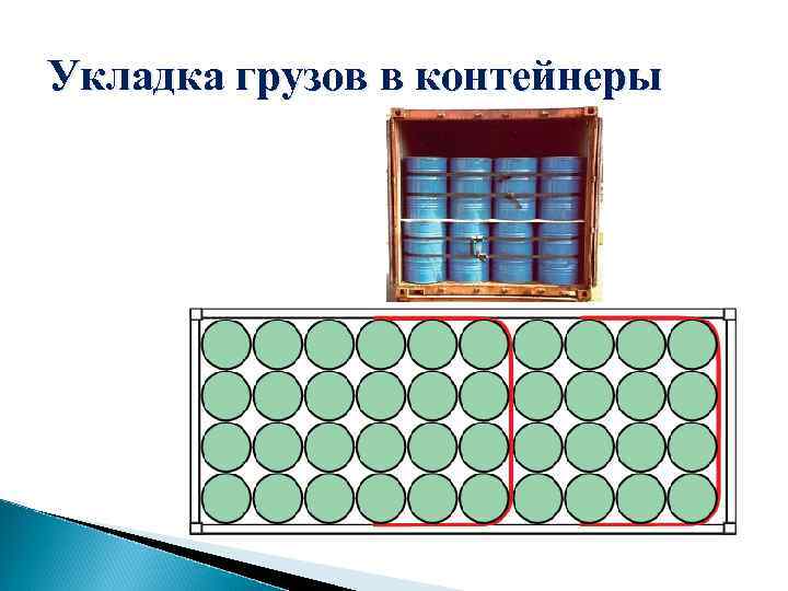 Укладка грузов в контейнеры 