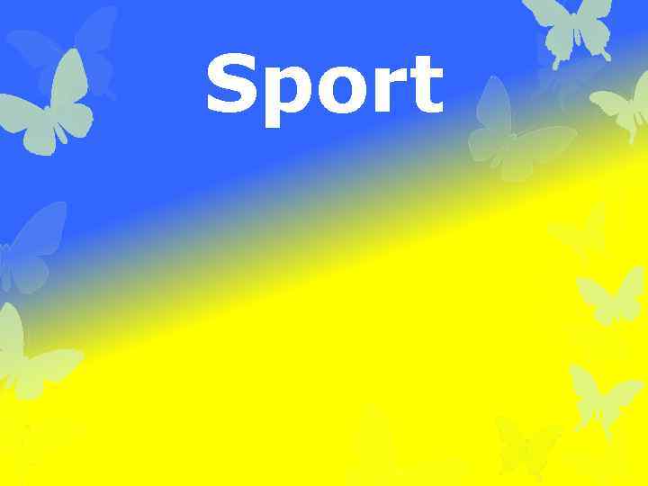 Sport 