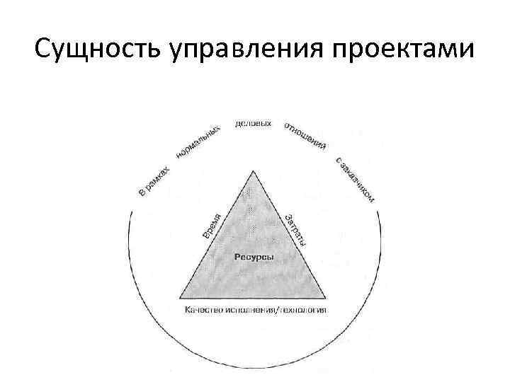 Сущность управления проектами 