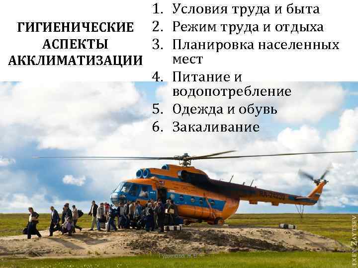 1. Условия труда и быта ГИГИЕНИЧЕСКИЕ 2. Режим труда и отдыха АСПЕКТЫ 3. Планировка