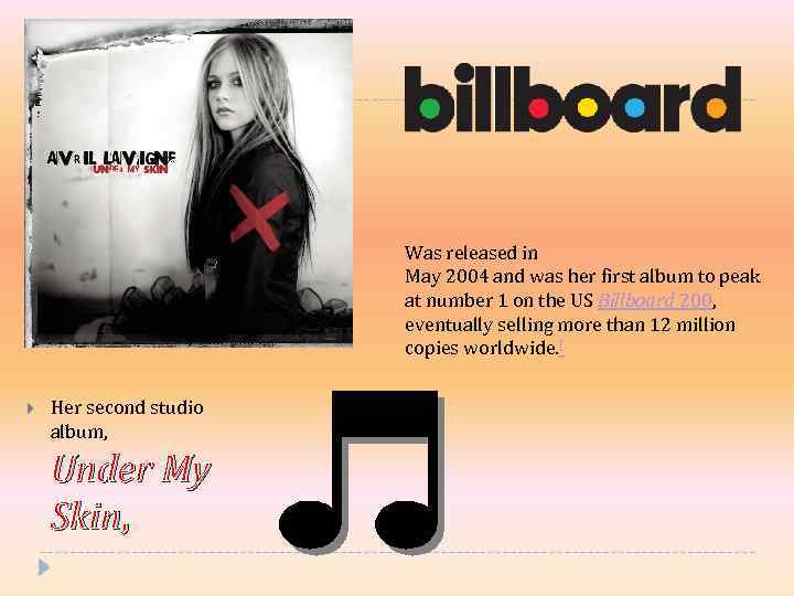 Was released in May 2004 and was her first album to peak at number