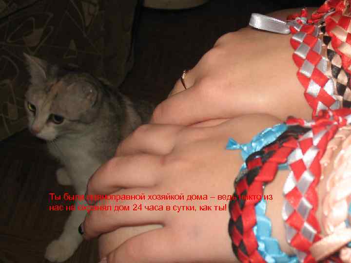 Ты была полноправной хозяйкой дома – ведь никто из нас не охранял дом 24