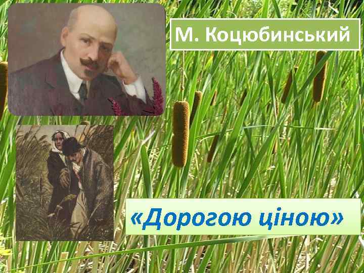 М. Коцюбинський «Дорогою ціною» 