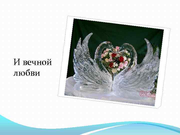 И вечной любви 