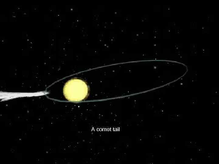 A comet tail 